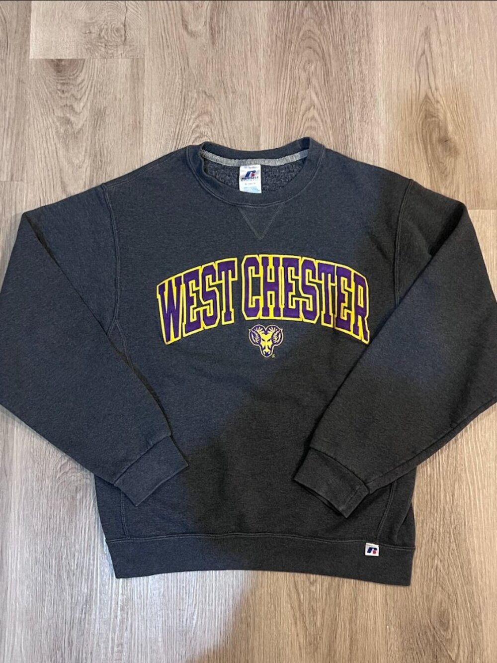 Russell Athletic West Chester University Embroidered Crewneck Sweatshirt Size Sm